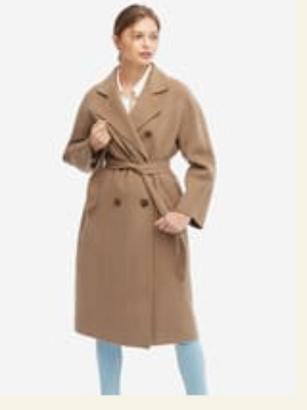 LilySilk Long Sleeve Super Warm 100% Wool Coat - Size S, NWT, Golden Camel - Picture 2 of 10